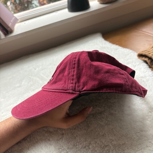 Covering Author Studio Burgundy Dad Hat Baseball Cap Adjustable Strap - Picture 5 of 6